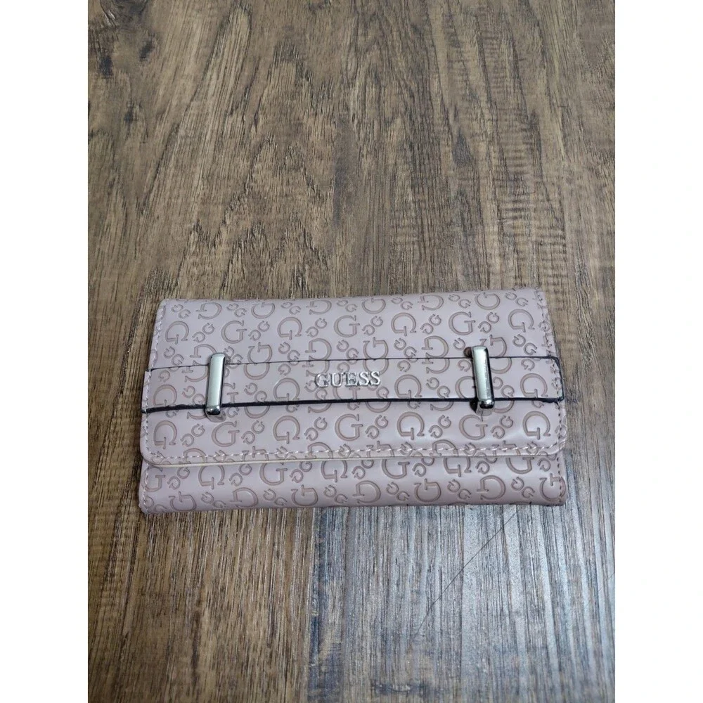Wallet Guess Women Trifold Purse Taupe Ophelea